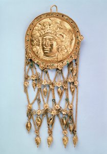 Pendant with Head of Athena Parthenos