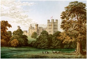 Penrhyn Castle, Caernarvonshire, Wales, Home of Lord Penrhyn, c1880 by Unbekannt