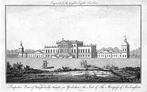 Perspective View of Wentworth-House in Yorkshire, the Seat of The Marquess of Rockingham, 1771 by Unbekannt