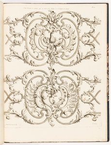 Small Balcony and other Grillwork from the Residence of Jean Lamour, pl. 23 in Recueil des Ouvrages de Serrurerier by Unbekannt