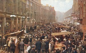 Petticoat Lane Market on a Sunday Morning, London by Unbekannt