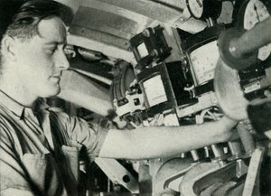 Petty Officer of a British Submarine, World War II, 1945