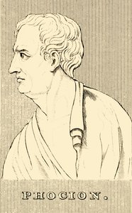 Phocion, c402-c318 BC, 1830