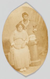 Photographic Postcard of Two Unidentified Women by Unbekannt