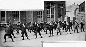 Physical Drill at a London School