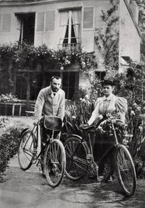 Pierre and Marie Curie, French Physicists by Unbekannt