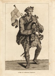 Piper of a Highland Regiment by Unbekannt