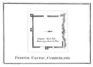 Plan of Penrith Castle, Cumberland by Unbekannt