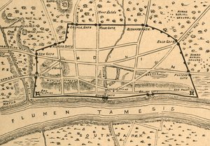 Plan of Roman London by Unbekannt