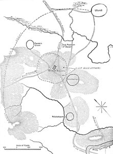Plan of the Battle of Ulundi, July 4, 1879