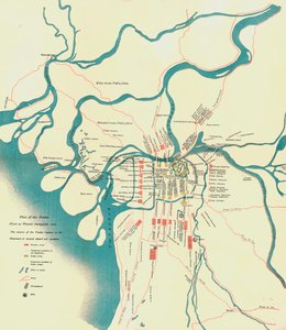 Plan of the Osaka First or Winter Campaign, 1614, 1903