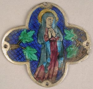 Plaque with the Virgin in Mourning, 14th century by Unbekannt
