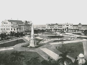 Plaza de la Victoria, Buenos Aires, Argentina, 1895