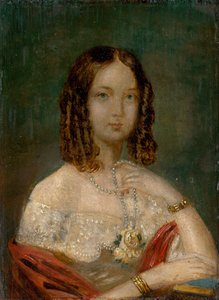 Portrait of a Girl with a Necklace by Unbekannt