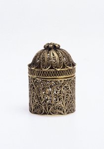 Silver gilt pomander