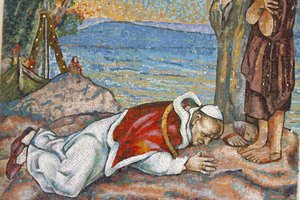 Pope Paul VI Kissing the Holy Land, Israel