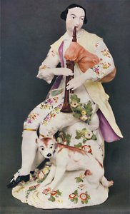 Porcelain figure marked WD-CO. Derby, about 1760