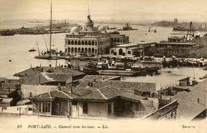 Port Said: General View of the Harbour by Unbekannt