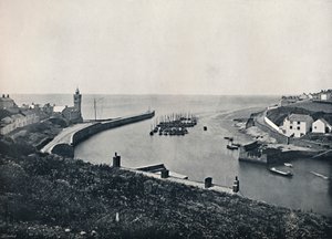 Porthleven - The Harbour and Look-Out, 1895 by Unbekannt