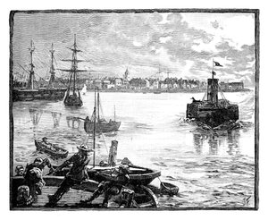 Portsmouth Harbour, Hampshire, c1888 by Unbekannt