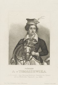 Portrait of Antonina Tomaszewska, 1814-1883, c.1850 by Unbekannt