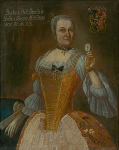 Portrait of Barbora Horváthová-Stančičová with a Watch