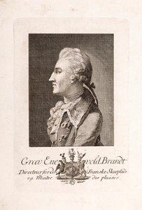 Portrait of Count Enevold Brandt by Unbekannt