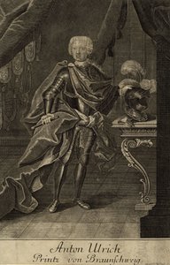 Portrait of Duke Anthony Ulrich of Brunswick, 1714-1774 by Unbekannt
