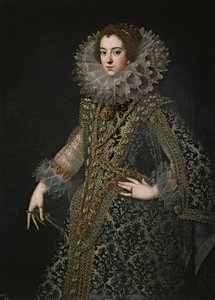 Portrait of Elisabeth of France 1602-1644, Queen consort of Spain, c. 1620 by Unbekannt