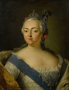 Portrait of Empress Elizabeth of Russia 1709-1762 by Unbekannt