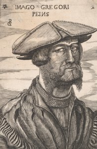 Portrait of Georg Pencz Imago Gregori Peins by Unbekannt