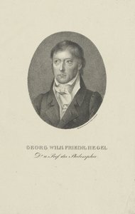 Portrait of Georg Wilhelm Friedrich Hegel by Unbekannt