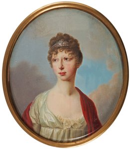 Portrait of Grand Duchess Maria Pavlovna of Russia, 1800s by Unbekannt