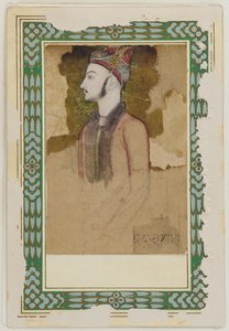 Portrait of Ibrahim Adil Shah II, of Bijapur