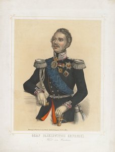 Portrait of Ivan Fyodorovich Paskevich, Count of Erivan, Viceroy of the Kingdom of Poland by Unbekannt