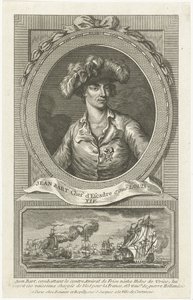 Portrait of Jean Bart by Unbekannt