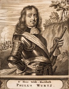 Portrait of Paul Würtz 1612-1676 From: Schauplatz des Krieges