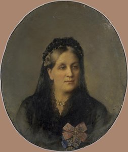 Portrait of Princess Maria Alexandrovna Dolgorukaya, née Apraxina 1816-1892, Second Half of the 19th Century