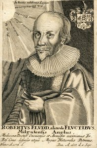 Portrait of Robert Fludd, 17th century by Unbekannt