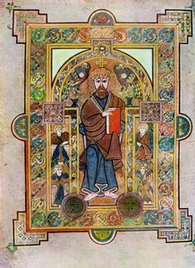Portrait of St Mark or St Luke, 800 AD by Unbekannt