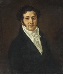 Portrait of Yuri Petrovich Lermontov, First quarter of 19th century by Unbekannt