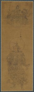 Portrait of a Deva King, 14th century