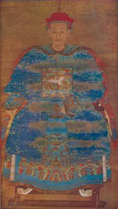 Portrait of a Manchu Statesman, c17th century by Unbekannt