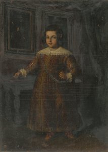 Portrait of a Standing Girl by Unbekannt