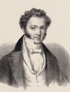 Portrait of Pianist and Composer Ignaz Moscheles by Unbekannt