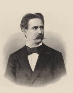Portrait of Pianist and Composer Xaver Scharwenka, 1850-1924, c. 1880