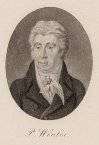 Portrait of the Composer Peter von Winter 1754-1825, ca 1825