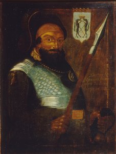 Portrait of the Cossacks Leader, Conqueror of Siberia Yermak Timopheyevich