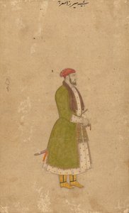 Portrait of the Courtier Mirza Muizz