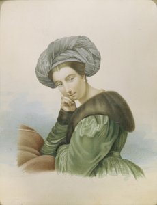 Portrait of the Actress Ekaterina Semyonova, Early 19th Century by Unbekannt